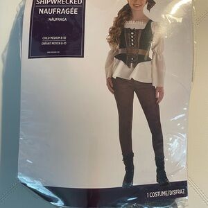 Pirate Costume for Girls- Size M (8-10)